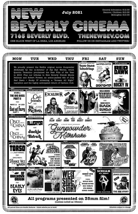 new beverly cinema schedule.